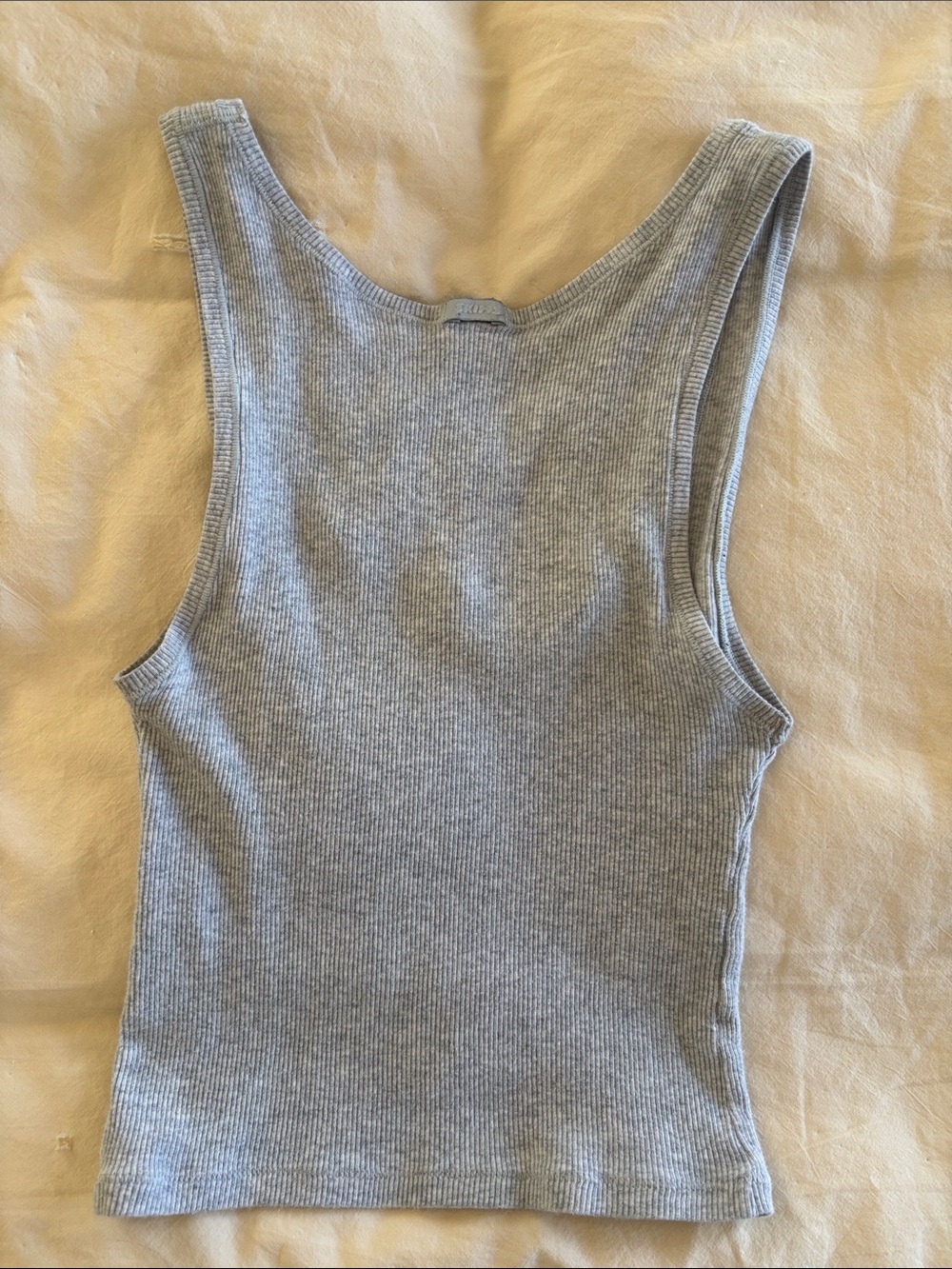 SKIMS Light Gray Ribbed Tank - Picture 4 of 4